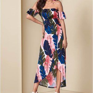 Off the shoulder maxi dress - 1X